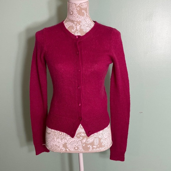 ALLOY Sweaters - Pink cardigan sweater with buttons